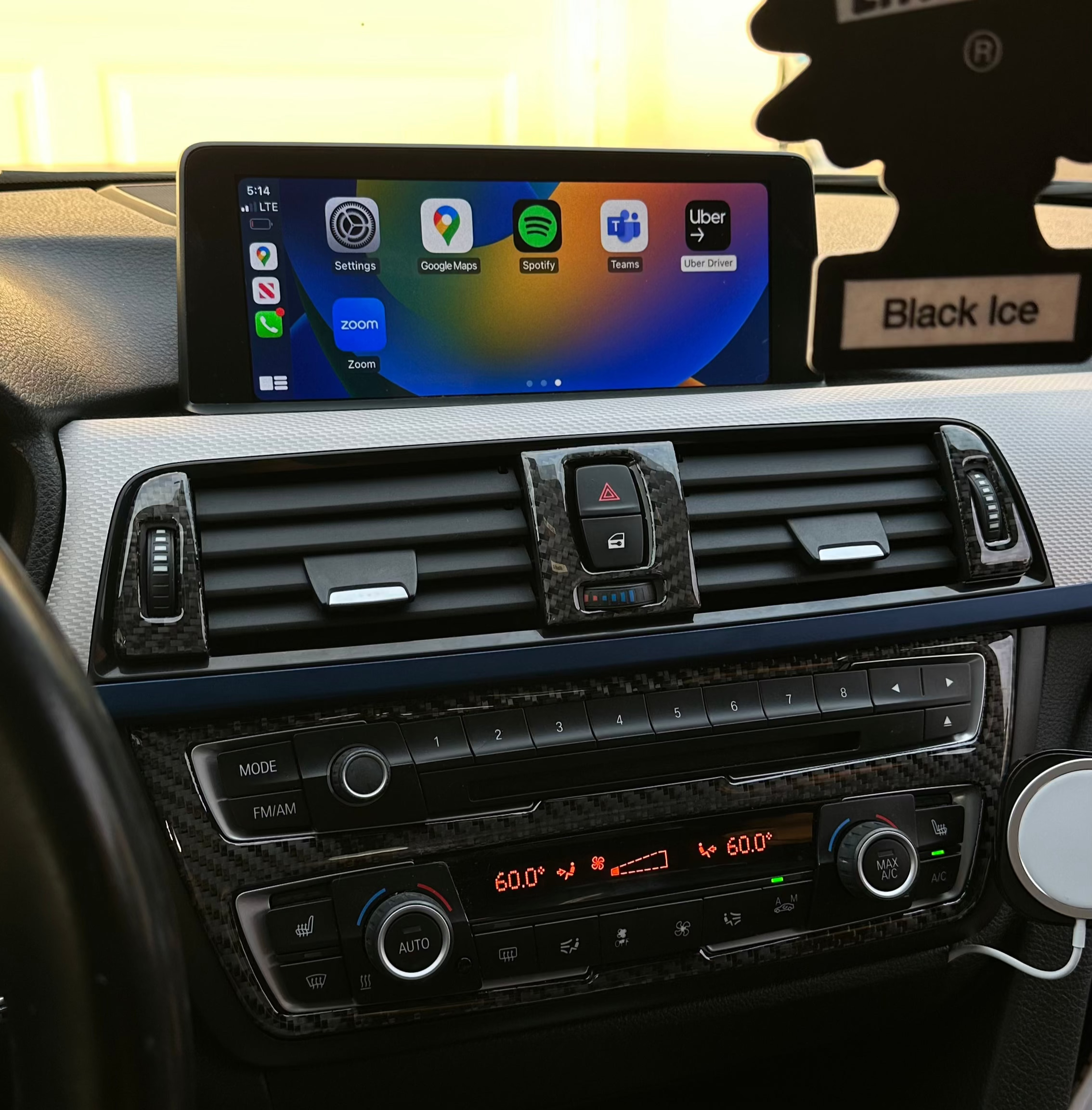 BMW F20 F22 F30 F31 F32 F33 F36 F10 F06 F12 F13 F15 F16 交換式ステアリングトリム/ステアリングカバー カーボン ファイバー 1x LED Fog Light for BMW F32 F33 F36 F22 F23 F45 F46 2012-2017 F20